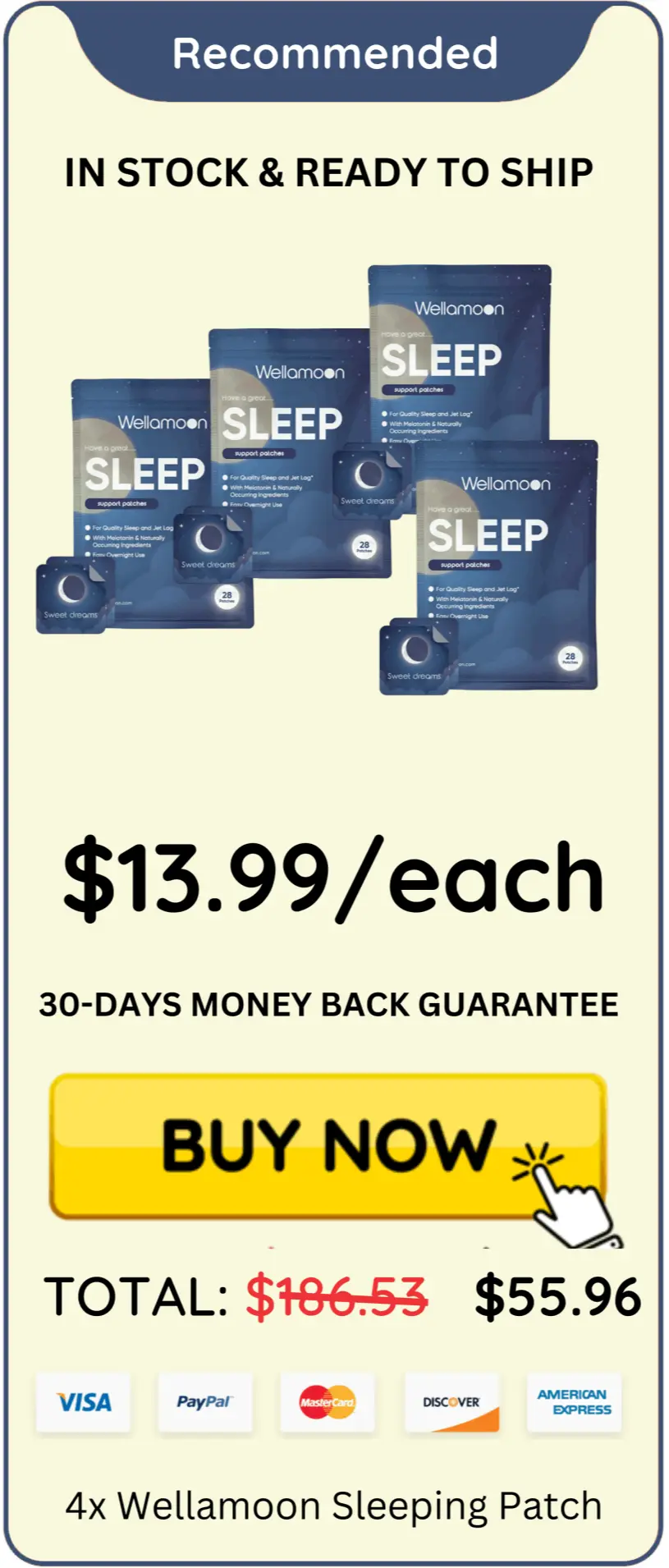 Wellamoon Sleeping Patch best offer package price